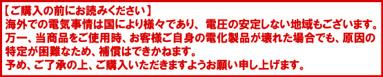 ご購入の前にお読み下さい！