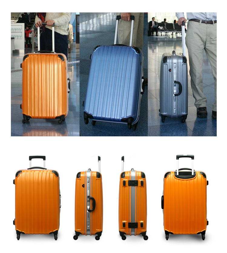 【サイズ:S_色:エンボスオレンジ】ビータス スーツケース ハード 4輪 BH-